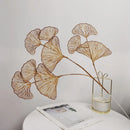 GobekUsa Ginkgo Leaf Branch Artificial Flowers Home Decor