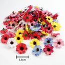 GobekUsa Mini Daisy Artificial Flowers for DIY Wedding Decor and Crafts
