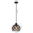 GobekUsa Crystal K9 Pendant Lamp: Industrial Nordic Chandeliers for Bedroom and Kitchen Lighting