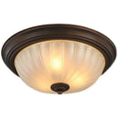 GobekUsa Black Bronze Ceiling Light with Frosted Glass Shade for Bedroom and Kitchen