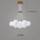 GobekUsa LED Lunar Ball Ceiling Chandeliers for Home Decor in Living Room and Bedroom