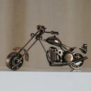 GobekUsa 14cm Retro Motorcycle Model Metal Figurine Home Decor & Toy