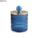 GobekUsa Glass Tea Canister Storage Jar with Ceramic Ball Lid