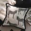 GobekUsa Geometric Jacquard Pillow Cover Set – Elegant Home Decor Essential