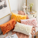 GobekUsa Handmade Flower Cushion Cover - Light Luxury Decorative Pillows