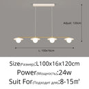 GobekUsa Dimmable Led Ceiling Chandelier for Living Room, Dining Table, Kitchen - Modern Indoor Lighting Fixture