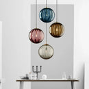 GobekUsa Glass Ball LED Pendant Lamp for Home Bedroom Living Room