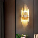 GobekUsa Crystal Strip LED Wall Lamp for Living Room, Bedroom, Study, Balcony Lighting