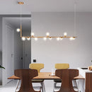 GobekUsa Glass Black Chandelier Pendant Lamp Nordic Modern Living Room Light
