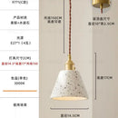GobekUsa Cement Marble Chandelier Table Lamp for Bedroom, Restaurant, and Living Room