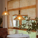 GobekUsa Cracked Glass LED Pendant Lights for Home Decor, Restaurant, Living Room, Kitchen