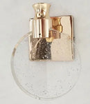 GobekUsa Gold LED Crystal Wall Sconce for Modern Bedroom Bathroom Living Room Lighting