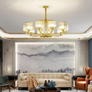 GobekUsa Crystal Chandelier Villa Living Room Lighting