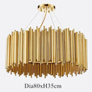 GobekUsa Gold Stainless Steel Chandelier LED Project Lamp