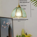 GobekUsa Blue Glass LED Pendant Lamp: Nordic Modern Hanging Light.