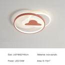 GobekUsa Kids Room LED Ceiling Chandelier Modern Nursery Study Hanging Lamp