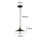 GobekUsa Iron Pendant Light for Dining Room, Kitchen, and Bedroom