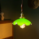 GobekUsa Green Glass LED Pendant Lamp for Living & Dining Room Decor