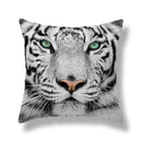 GobekUsa Brave Tiger Pattern Print Pillowcase, Super Peach Skin Cushion Cover