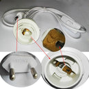 GobekUsa Decorative Lamp Cord with Dimmer Switch and E14 E27 Socket