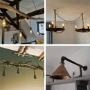 GobekUsa Industrial E27 Screw Base Lamp Holder Ceiling Light Fixture