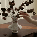 GobekUsa Calacatta Red Marble Vase - Home Decor Accent