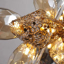 GobekUsa Crystal Duplex Chandelier - Modern Designer Living Room Lighting