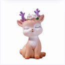 GobekUsa Cartoon Sika Deer Resin Ornament for Home Decor or Baking