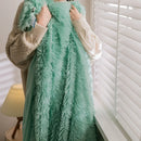 GobekUsa Cozy Faux Fur Throw Blanket for All Seasons