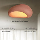 GobekUsa Khmara E27 Ceiling Light: Nordic Wabi Sabi Art for Home Living Room Décor