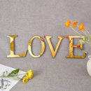 GobekUsa 20cm Gold/Silver 3D Mirror Letters Wall Stickers For Home Decor