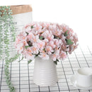 GobekUsa Begonia Silk Flower Bouquet - Home Soft Decoration Bouquet