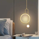 GobekUsa LED Ring Pendant Chandelier for Home Dining Living Bedroom Suspension