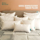 GobekUsa Goose Feather Insert Pillow - White, Bed & Couch Decorative Pillows