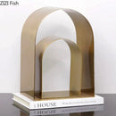 GobekUsa Arches Geometry Desk Decoration - Modern Sculpture Craft for Room Aesthetics