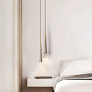 GobekUsa LED Cement Cream Chandelier Pendant Lamp for Bedroom Bedside and Bar