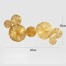 GobekUsa Gold Flower Copper Frame Wall Sconce for Hotel Dining Room Lighting
