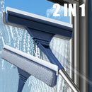 GobekUsa 2-in-1 Glass Wiper & Screen Brush | Telescopic Window Cleaner