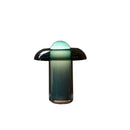 GobekUsa Green Glass Desk Lamp for Nordic Style Living Room and Bedroom Decor