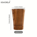 GobekUsa Handmade Natural Wooden Tea Cups - Set of 2 | Japan Style Cups for Tea, Coffee, Beer, Milk, Water
