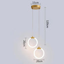 GobekUsa Gold Pendant Lights Energy Saving for Living Room Hanglamp