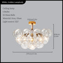 GobekUsa Glass Balls Ceiling Pendant Lights Minimalist Living Room Chandelier Shop Bar Decor