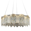 GobekUsa Crystal Ceiling Chandelier: Modern Luxury Lighting for Living Room, Dining Room, Bedroom