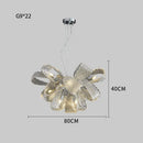 GobekUsa Glass Pinecone LED Chandelier: Modern Art Deco Pendant Lighting