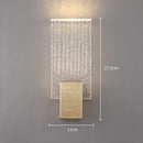 GobekUsa Gold Crystal LED Wall Lights for Bedroom Living Room Home Decoration