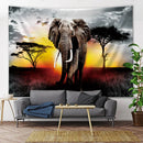GobekUsa Boho Elephant Mandala Tapestry Wall Hanging for Home Decor