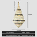 GobekUsa Crystal Headlight Luxury Lighting for Villa, Hotel, and Restaurant