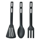 GobekUsa Kitchen Utensils Set Spoons Silicone Spatula Portable Camping Cutlery Flatware