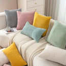 GobekUsa Corduroy Striped Body Pillow: Soft Lumbar Support & Cozy Home Decor