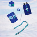 GobekUsa Kids' Cartoon Stainless Steel Thermal Water Bottle with Straw